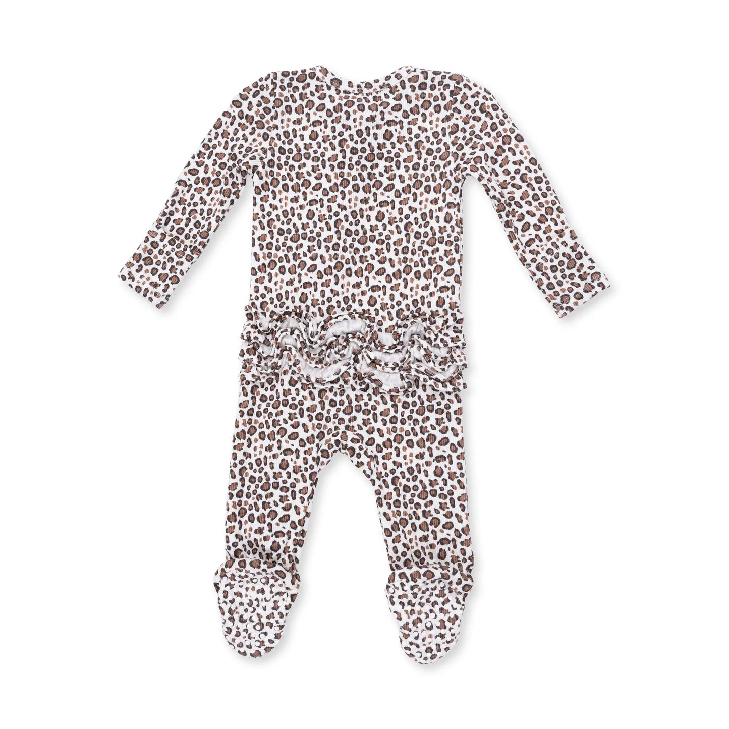 Leopard Ruffle Back Sleeper