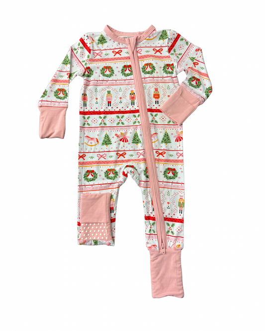 Sugar Plum Fairy Zipper Romper