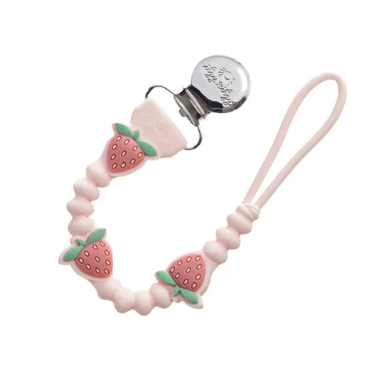 Pacifier Clip/Sweetie Strap Plus - Strawberry