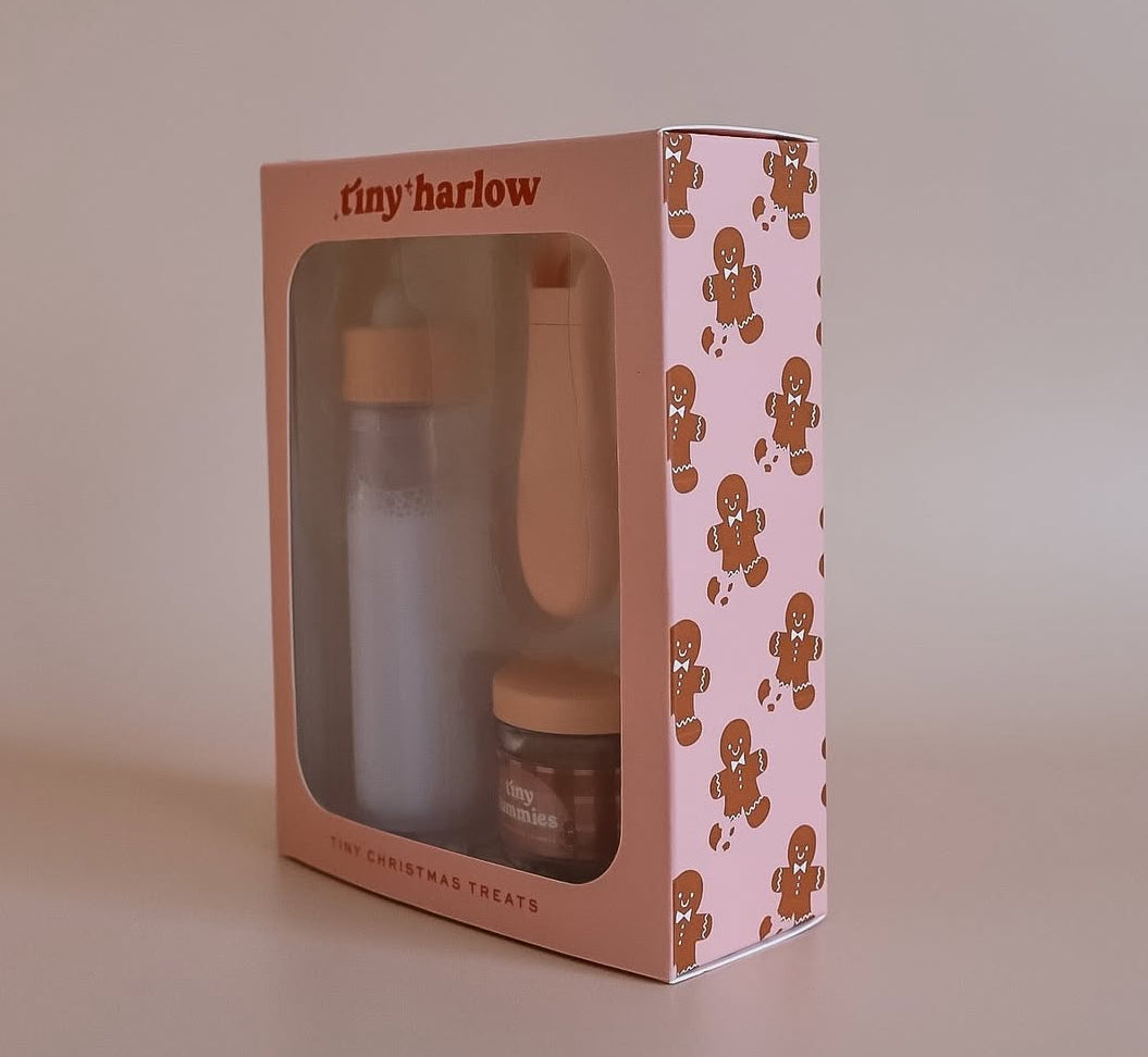 Gingerbread Crumble and Milk Bottle Set