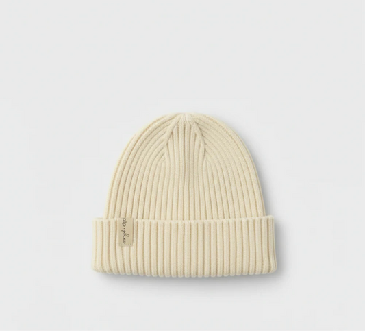 Warm White Knit Hat