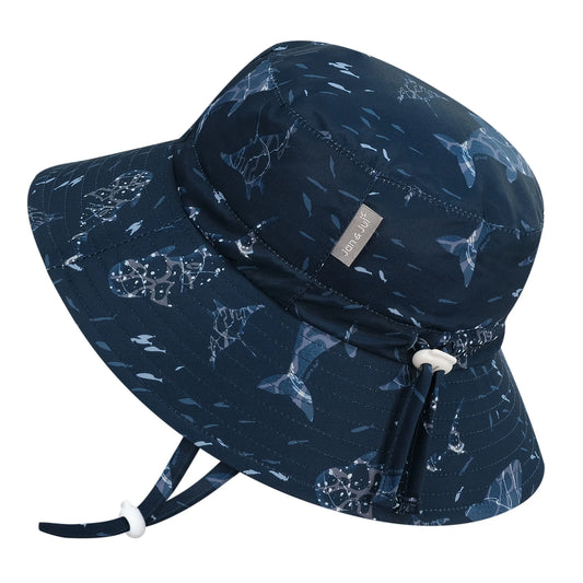 Aqua Dry Bucket Hat | Navy Whale Play