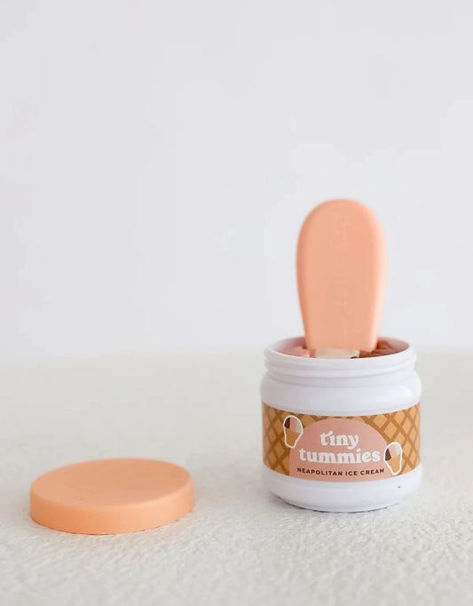 Neapolitan Icecream Jar and Spoon Set