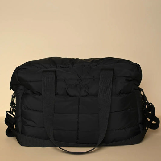 Puffy Diaper Bag - Black