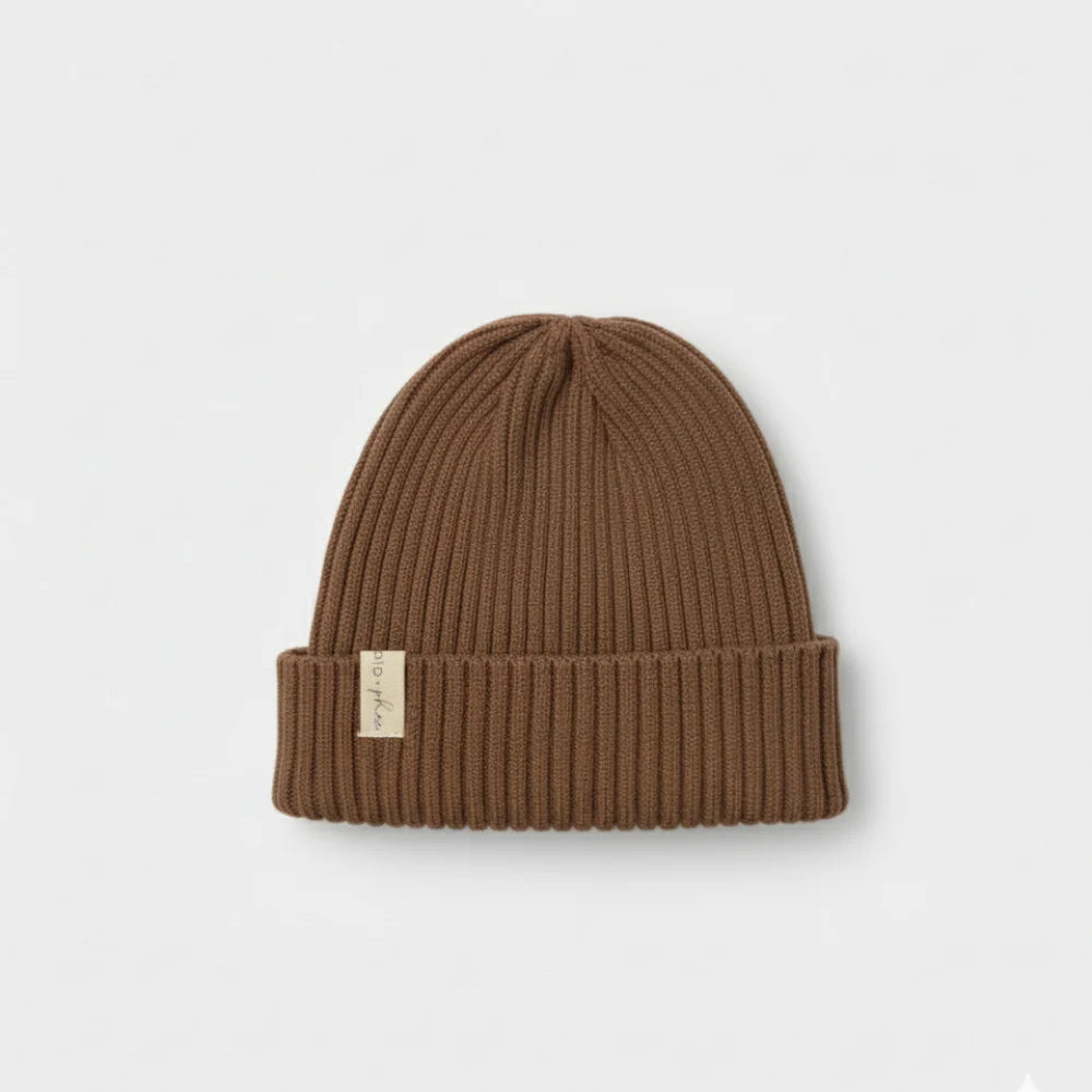 Brown Knit Hat