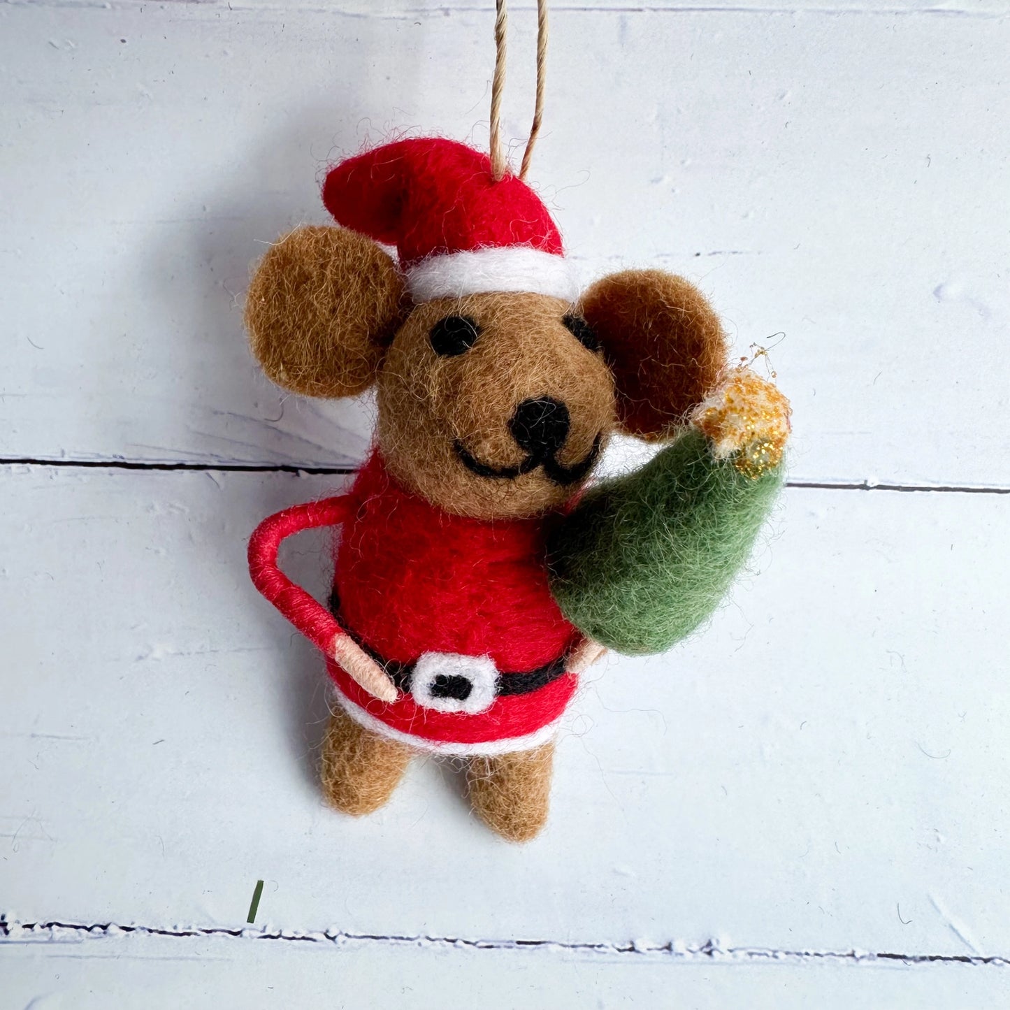 Christmas Tree Mouse Ornament