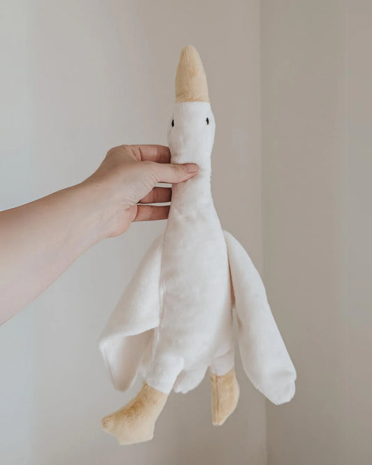 Cream Goose Soft Toy