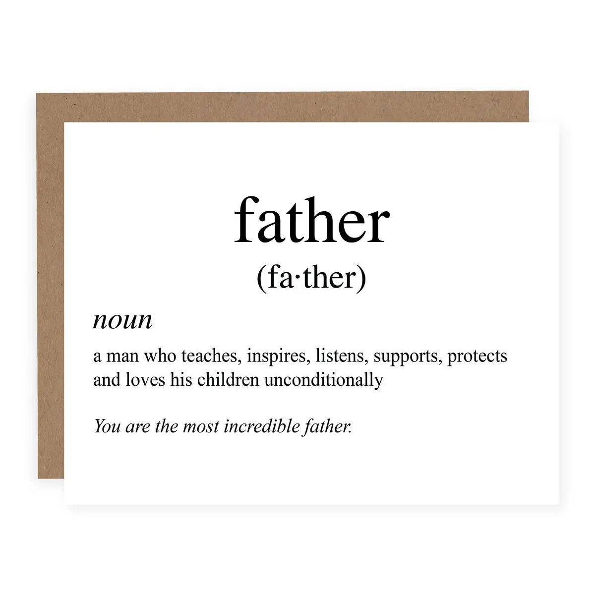 Father Definition Card