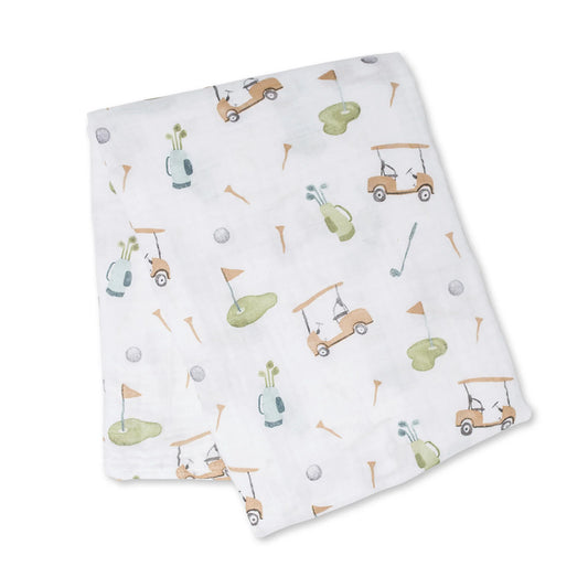 Cotton Muslin Swaddle | Golf