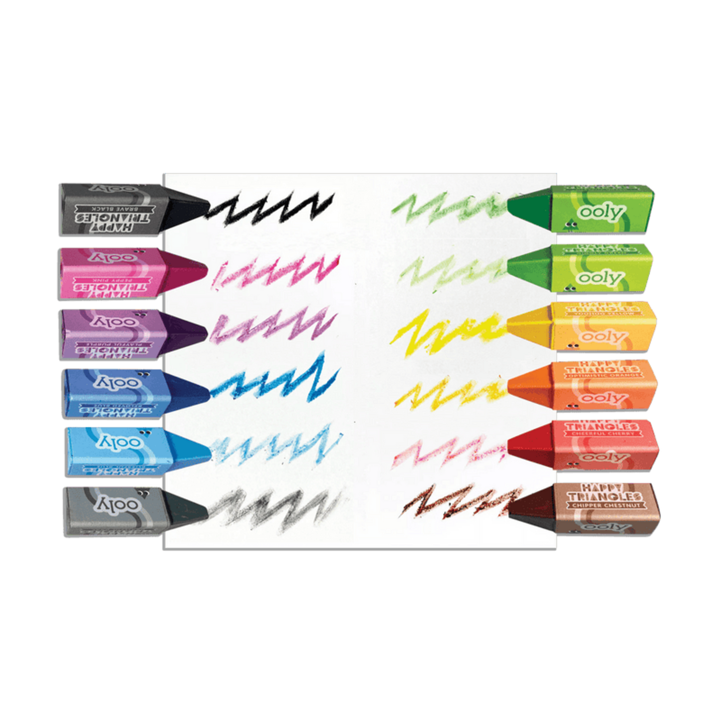 Happy Triangles: Jumbo Crayons