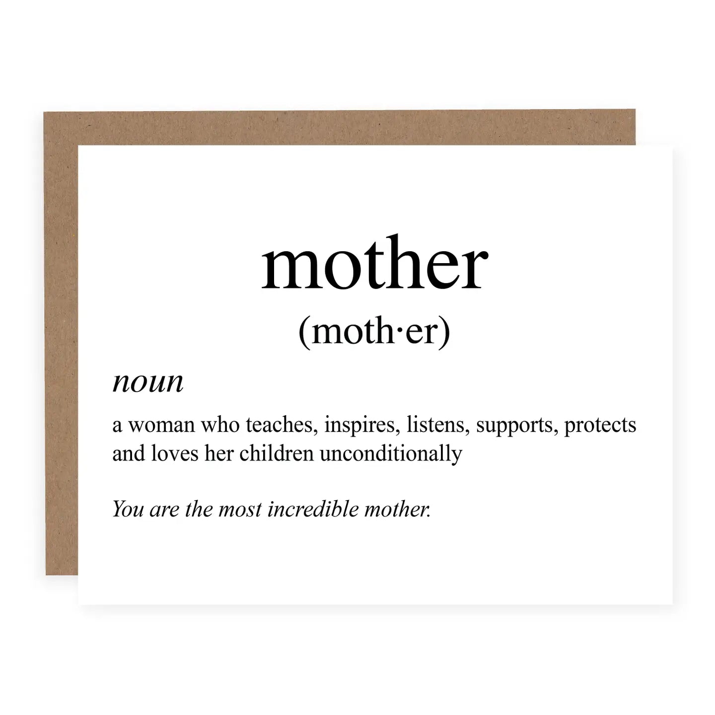 Mother Definition Card