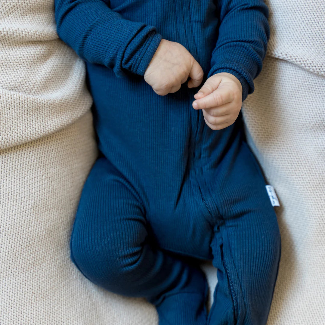 Bamboo Ribbed Sleeper | Nightfall