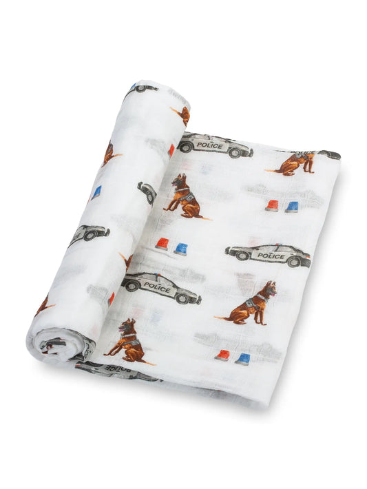 Police Muslin Swaddle