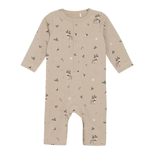 Reindeer Print Romper