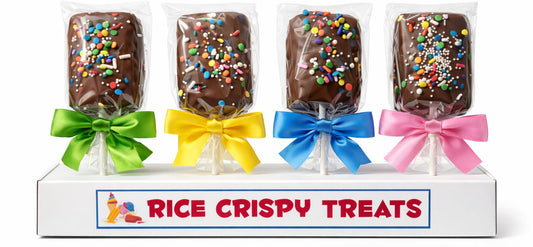 Chocolate Covered Rice Crispy Pop