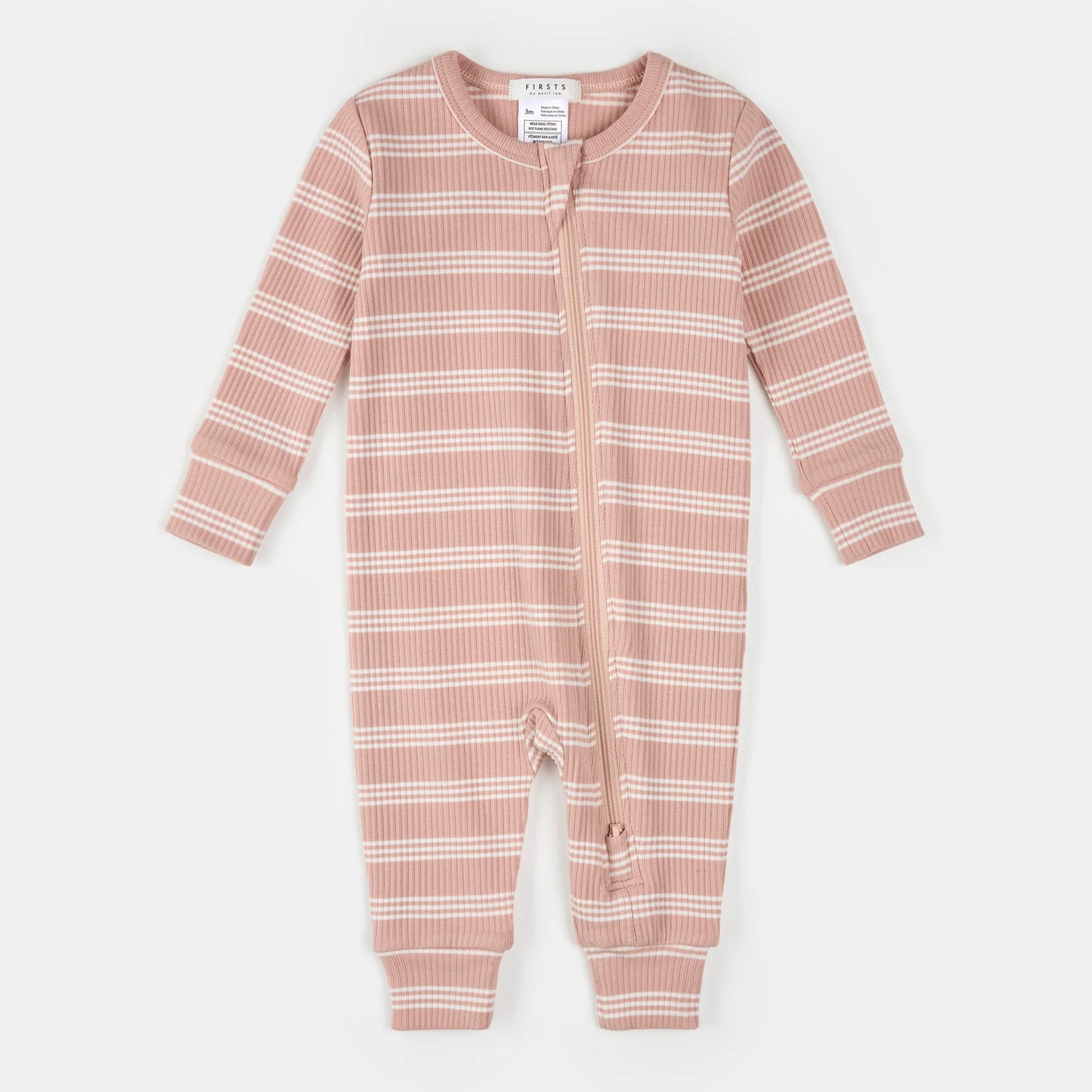 Rose Striped Modal Rib Sleeper