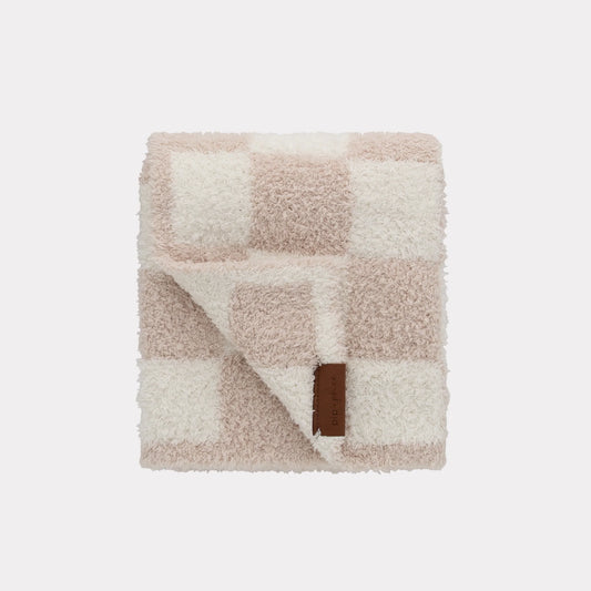 Plush Blanket 30" x 40" | Sand Check