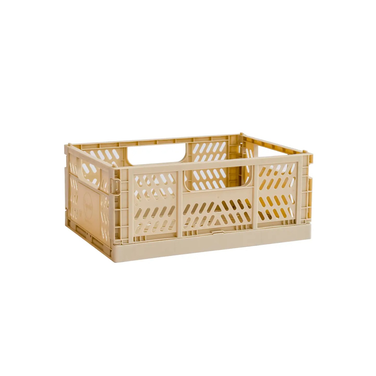 Modern Folding Crate | Sand