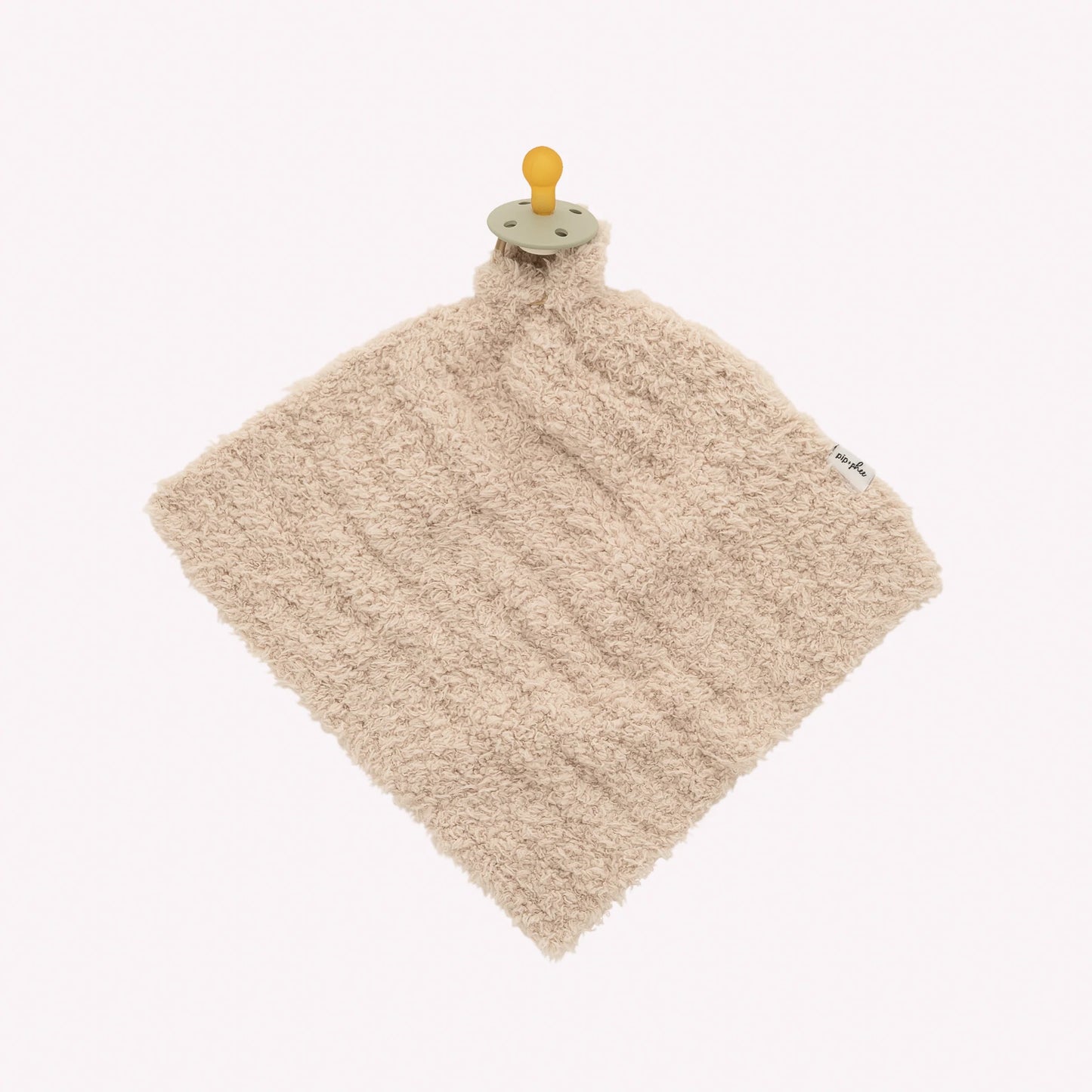 Plush Pacifier Holder | Sand