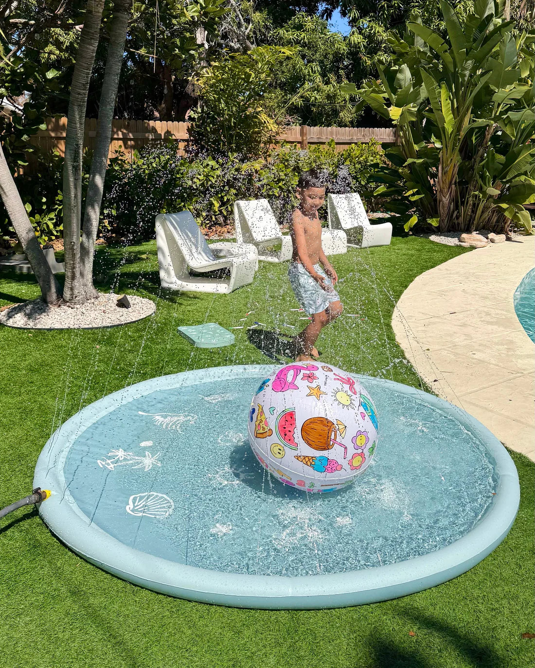 Sprinkler Splash Pad for Kids | Surf Paradise