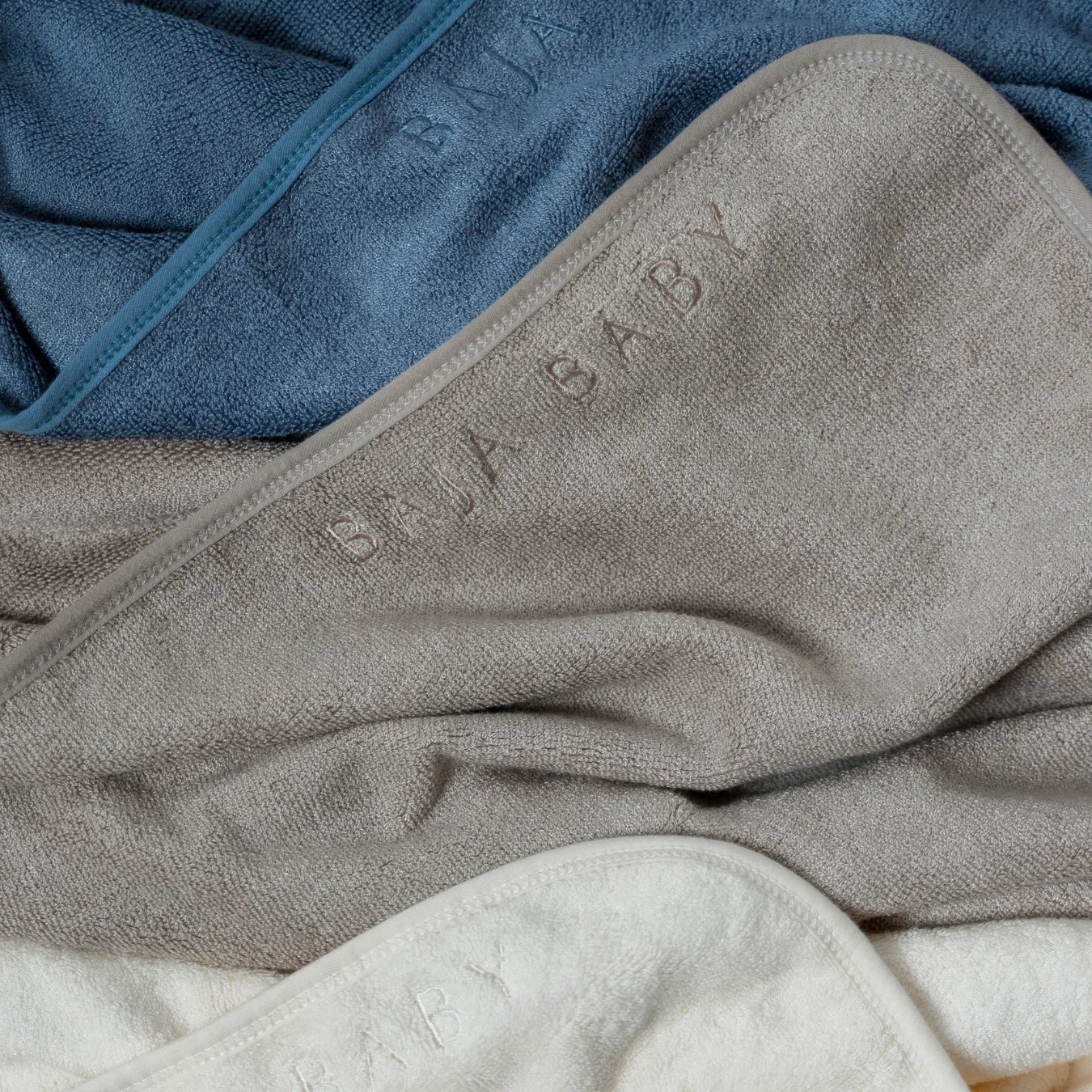 Bamboo/Cotton Hooded Towel | True Blue