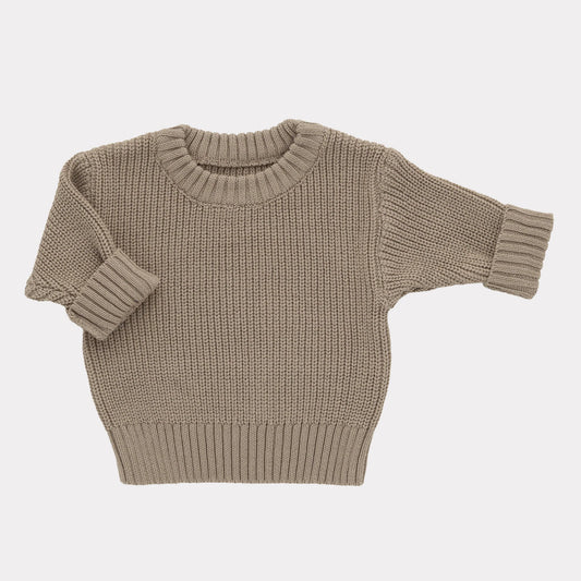 Taupe Knit Sweater