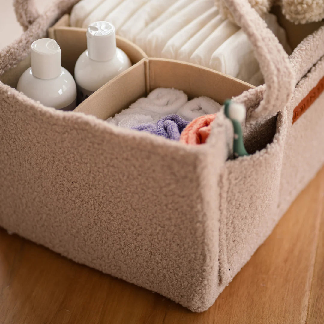 Teddy Diaper Caddy | Teddy Taupe