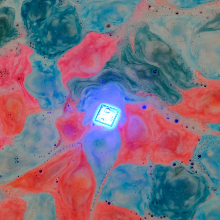 Unicorn Christmas - Mini Bath Bombs with Bath Light