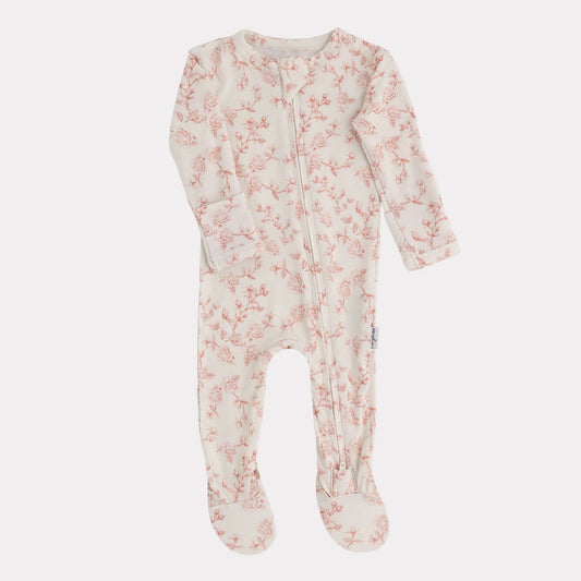 Vintage Rose Footed Sleeper