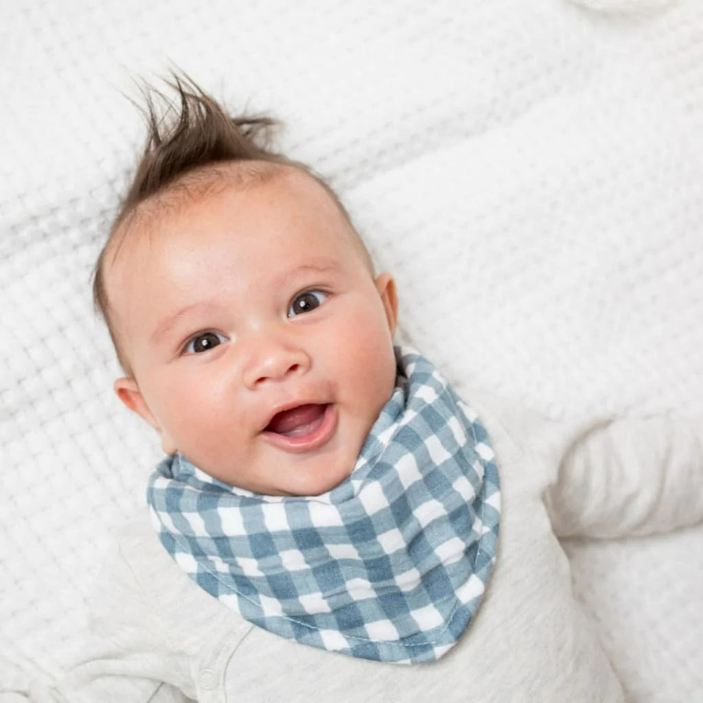 Bandana Bibs | Navy + Fish