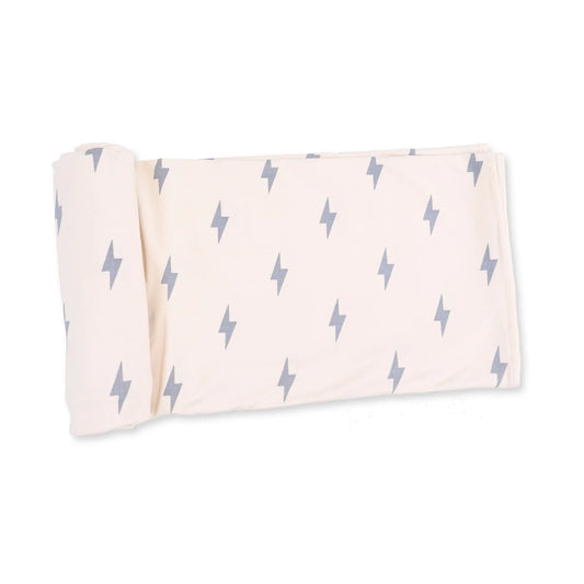 Mini Lightning Bolt Swaddle Blanket