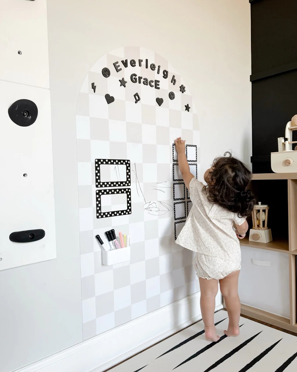 Soft Foam Magnetic Letters & Symbols 150pc Set | Solid Black