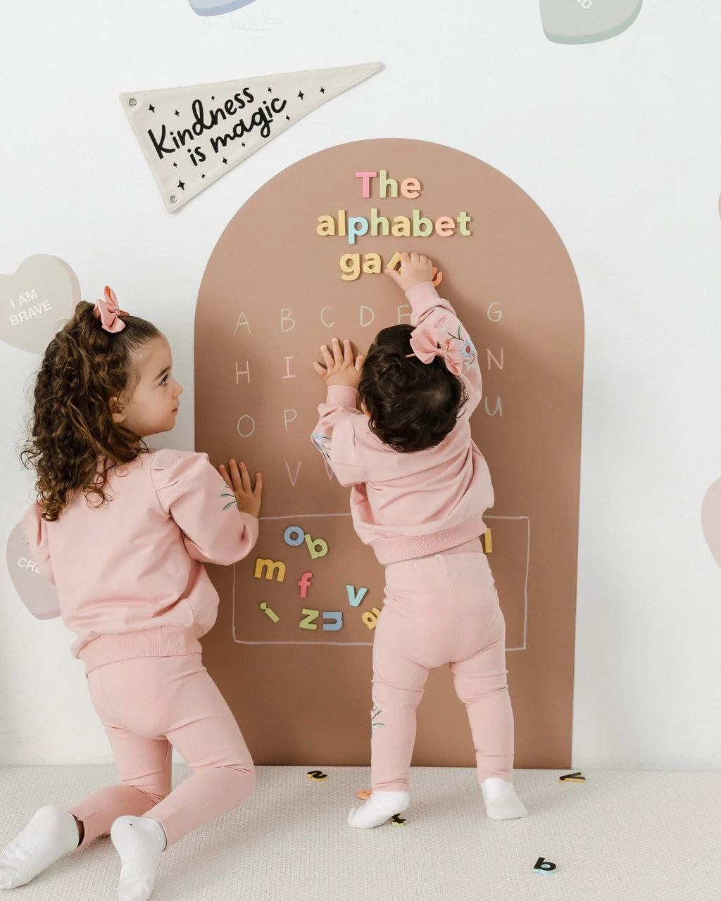 Soft Foam Magnetic Letters & Symbols 150pc Set | Pastel Rainbow