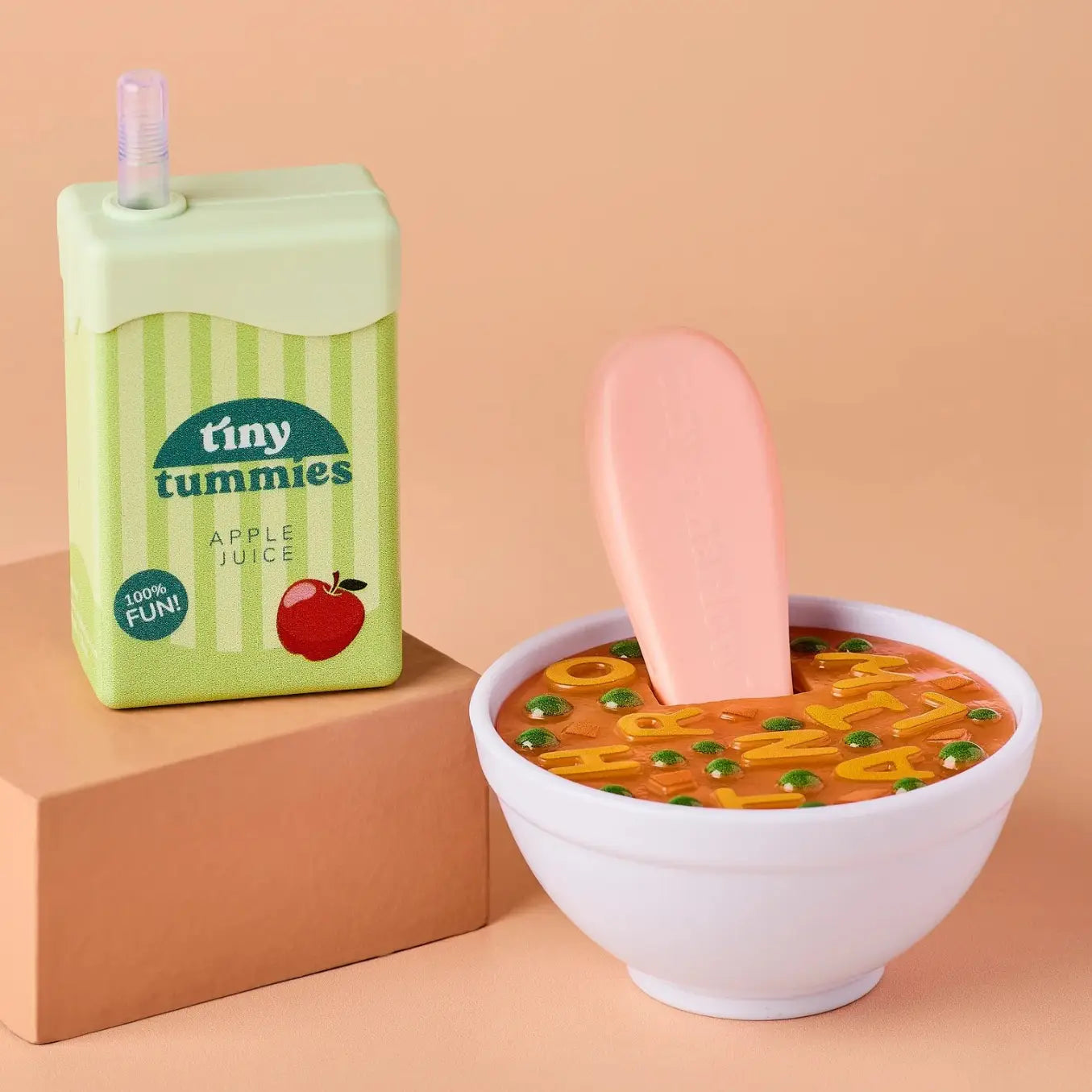 Alphabet Soup Bowl and Juice Box