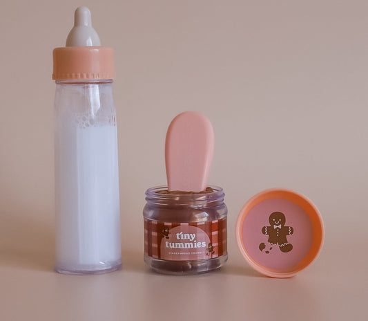 Gingerbread Crumble and Milk Bottle Set