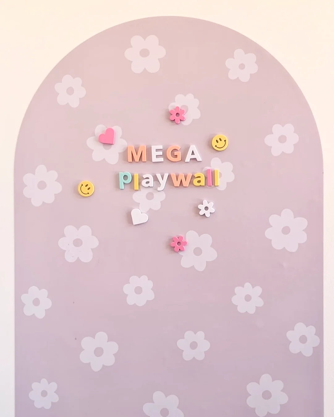 MEGA Magic Playwall - Arch Magnetic Wall Decal for Kids **OLD BACKING
