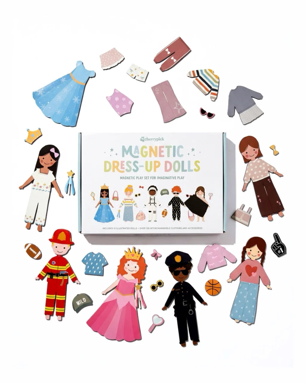 Magnetic Dress-Up Dolls Play Set