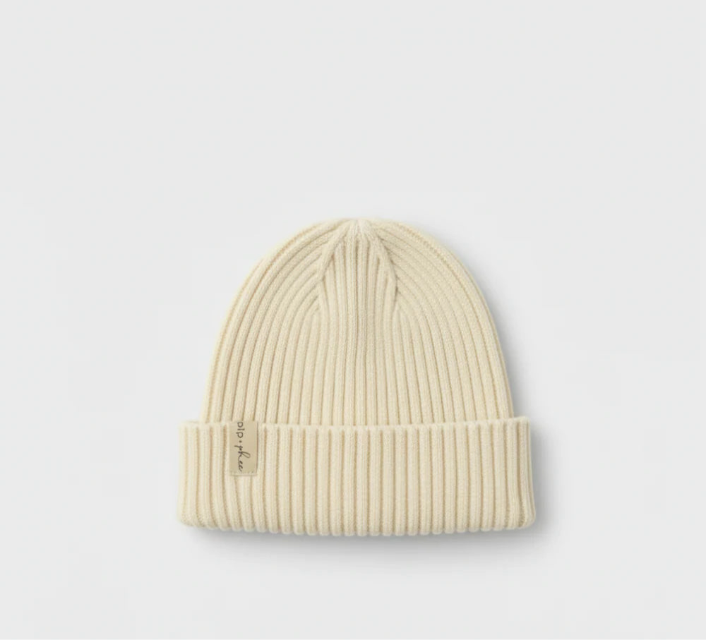 Warm White Knit Hat