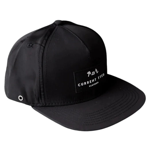 Classic Waterproof Snapback Hat | Black