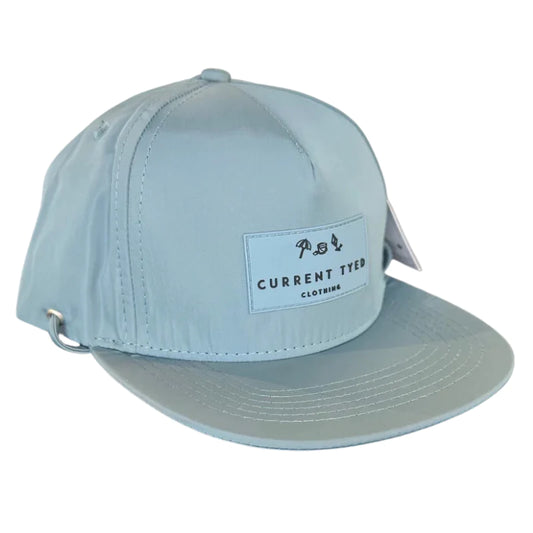 Classic Waterproof Snapback Hat | Stone Blue