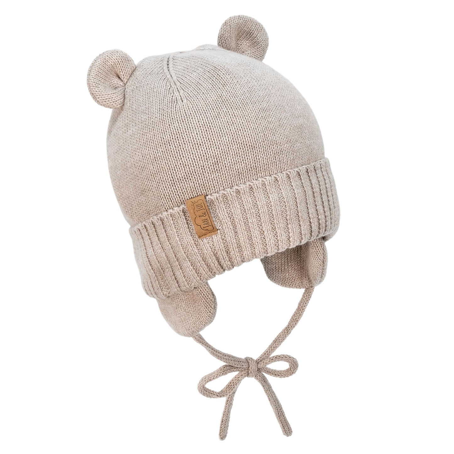 Bear Knit Hat | Wheat Field
