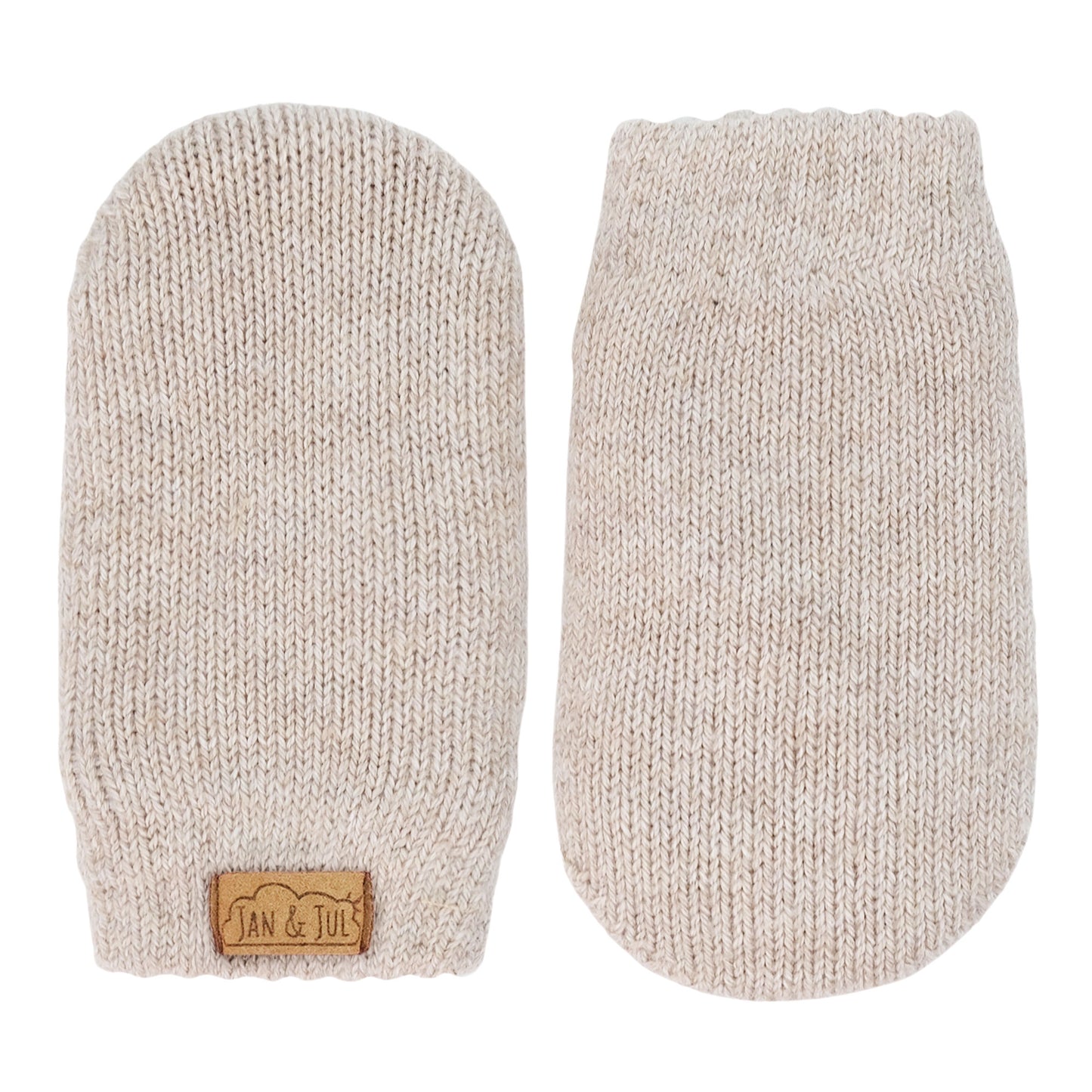 Cozy Knit Mittens | Wheat Field