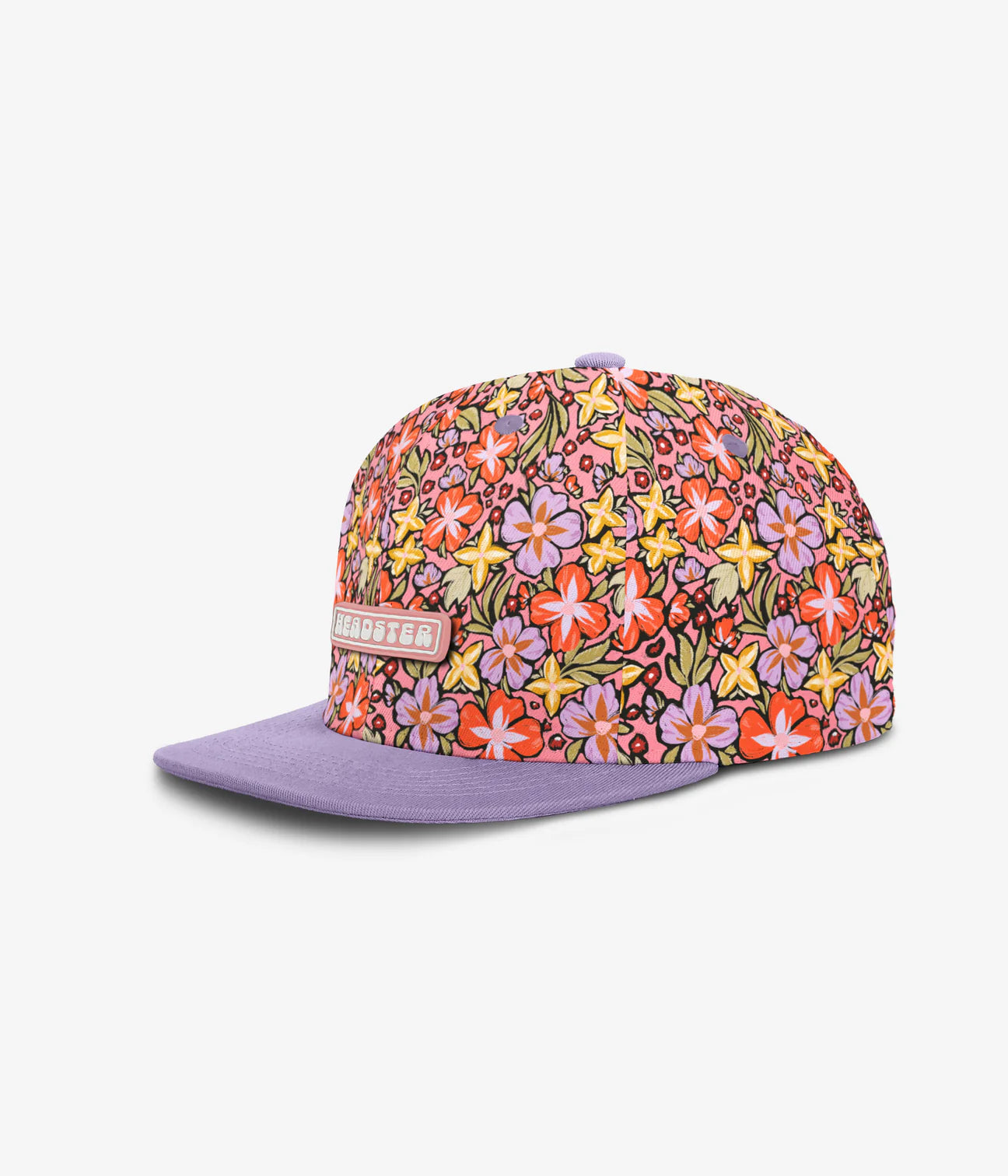 Retro Bloom Snapback - Peaches