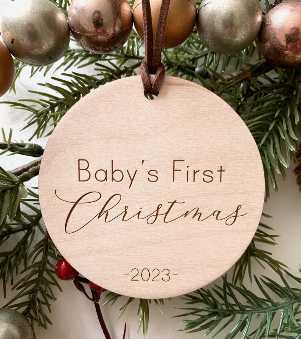 Baby's First Christmas | Wooden Christmas Ornament
