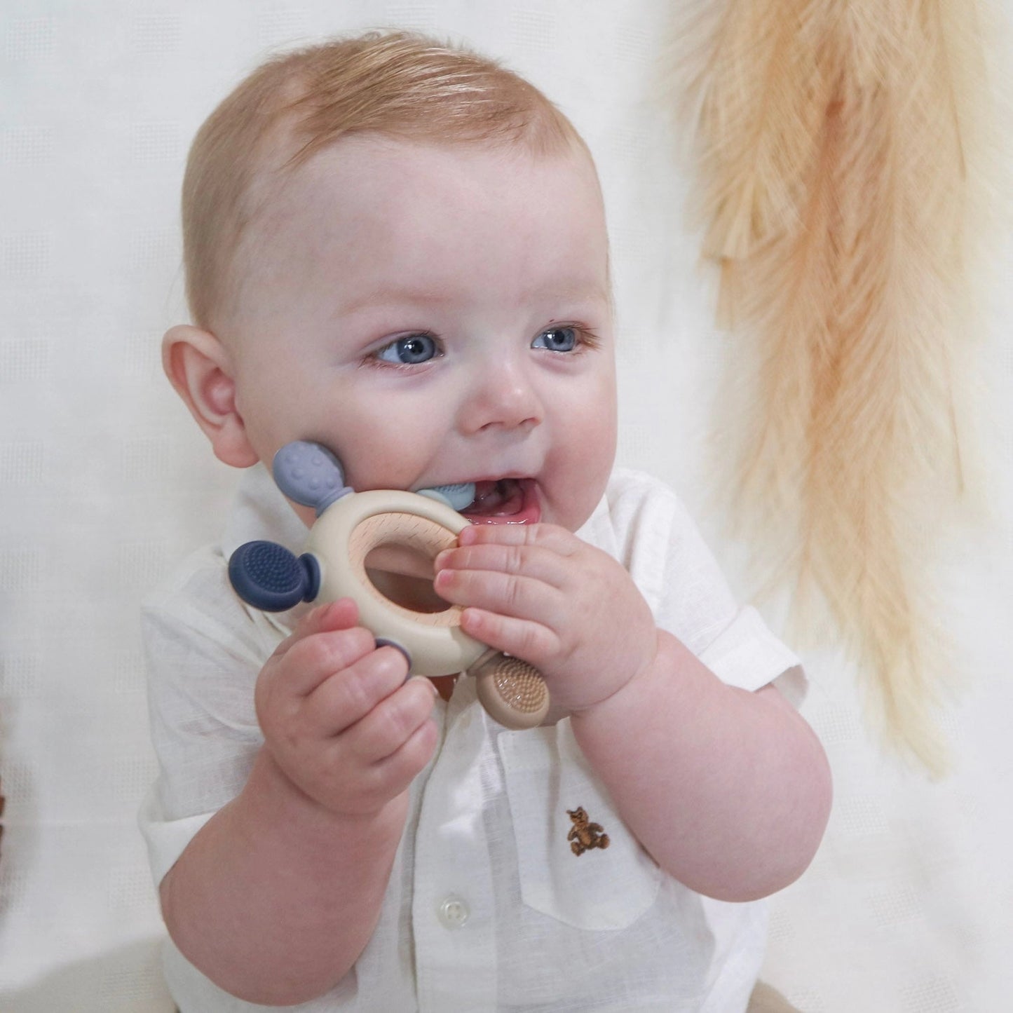 Teether Ring | Artic Blue Tones