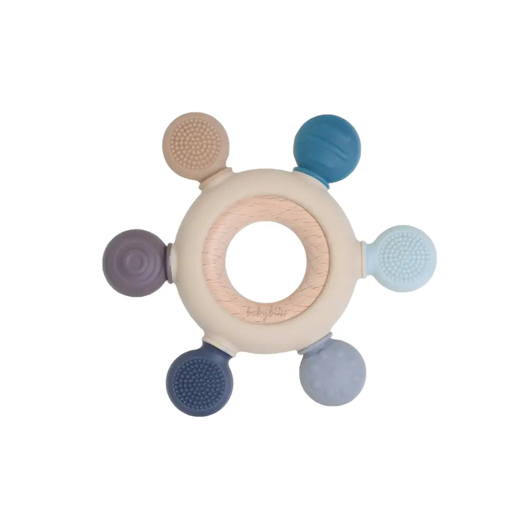 Teether Ring | Artic Blue Tones