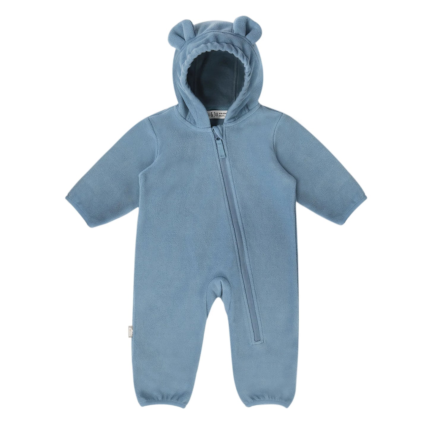 Baby Fleece Bunting Suit | Stormy Blue