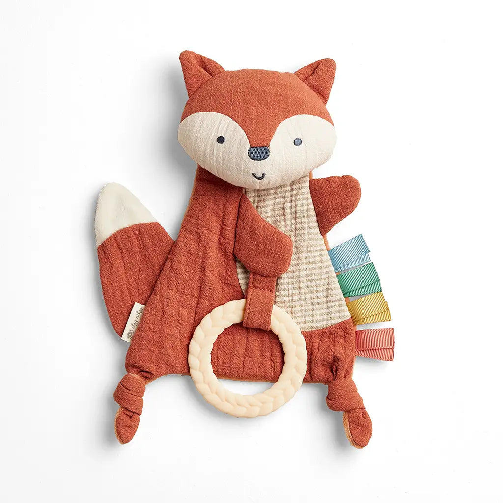 Sensory Crinkle Toy and Teether | Fox