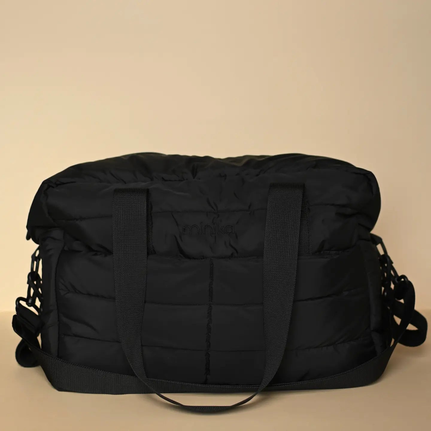 Puffy Diaper Bag - Black