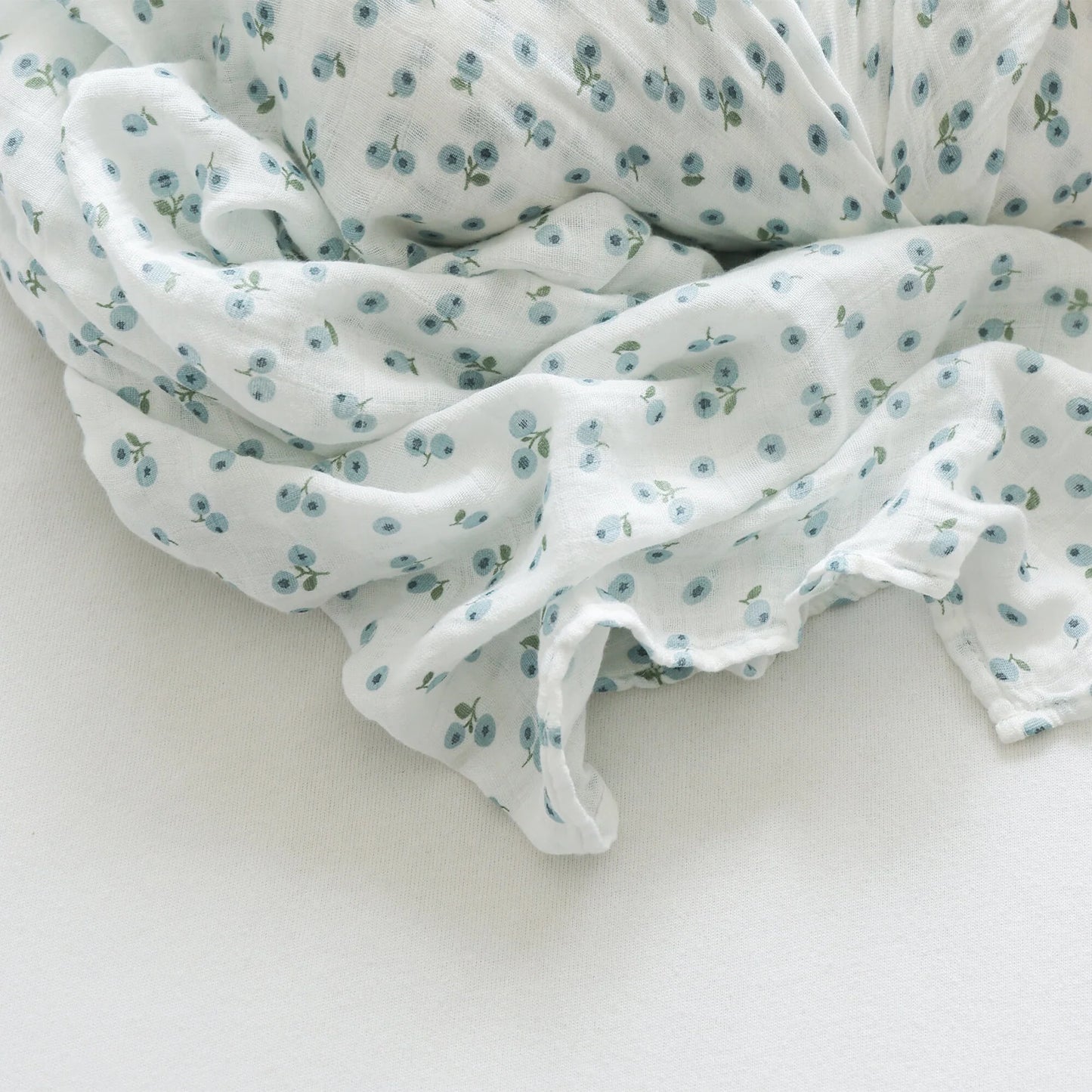 Swaddle Blanket Muslin Cotton | Blueberries